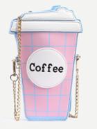 Shein Pink Coffee Cup Shaped Chain Bag
