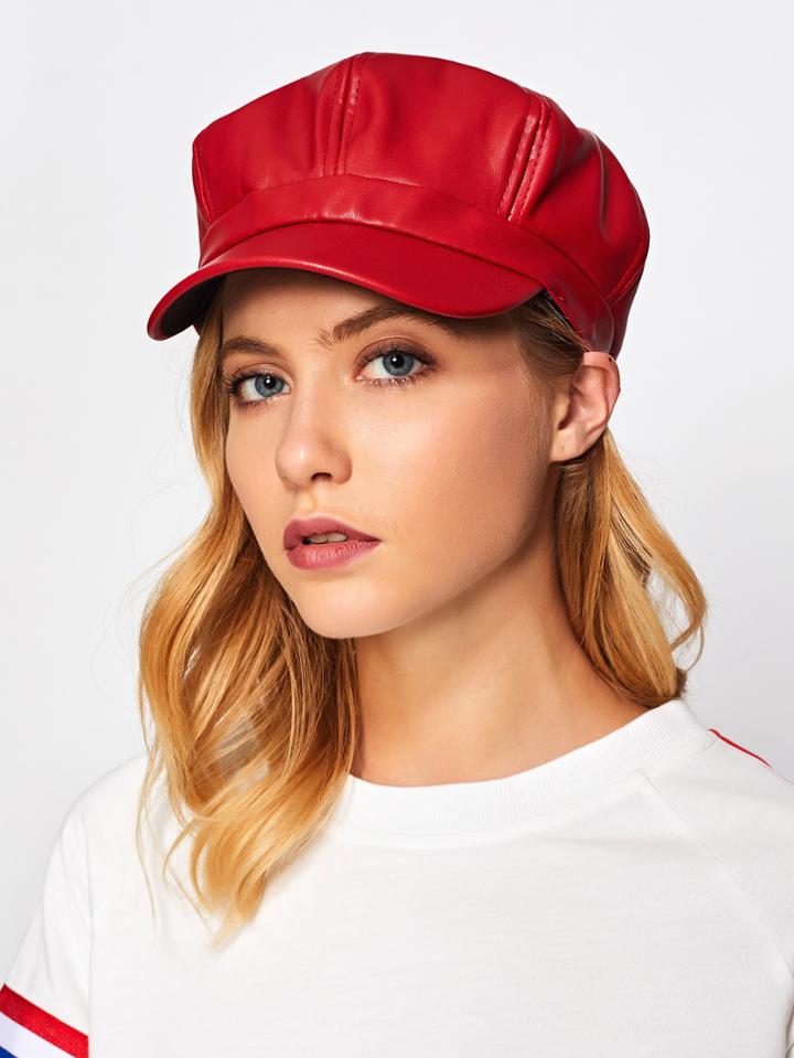 Shein Elastic Bakerboy Cap