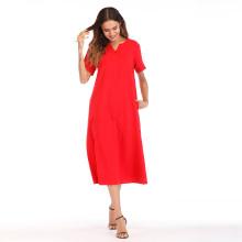 Shein V Neck Hidden Pocket Dress