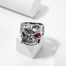 Shein Men Skeleton Wide Ring