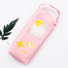 Shein Clear Panel Pencil Case With Wristlet