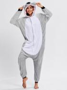 Shein Button Through Koala Pj Jumpsuit