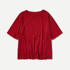 Shein Men Asymmetric Hem Solid T-shirt