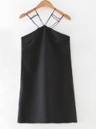 Shein Black Slim Spaghetti Top