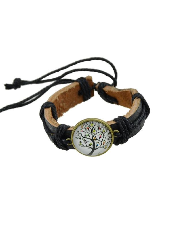 Shein Child Hiphop Jewelry Rock Style Pu Leather Bracelets