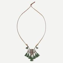 Shein Tassel Decorated Statement Earrings