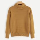 Shein Drop Shoulder High Neck Sweater