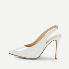 Shein Pointed Toe Slingbacks Stiletto Heels
