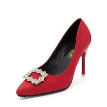 Shein Rhinestone Decorated Pointed Toe Heels