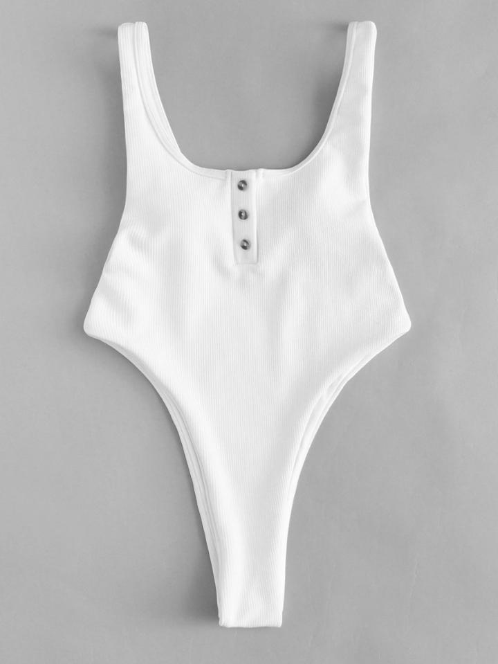 Shein High Leg Swimsuit