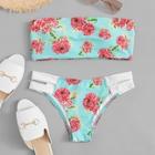 Shein Cut-out Random Floral Bikini Set