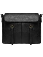 Shein Black Buckles Pu Satchels