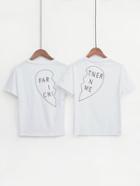 Shein 2pcs Best Friends Tee