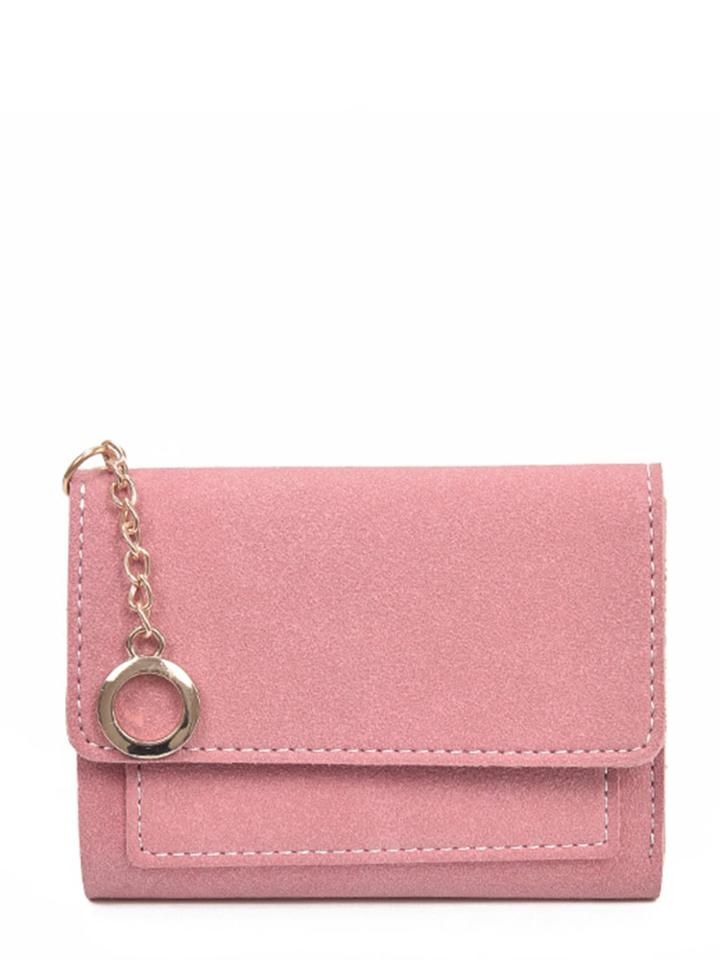 Shein Ring Detail Flap Clutches Bag