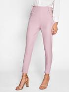 Shein Grommet Lace Up Side Tailored Pants