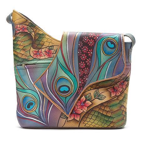 Anuschka Abstract Flap Bag