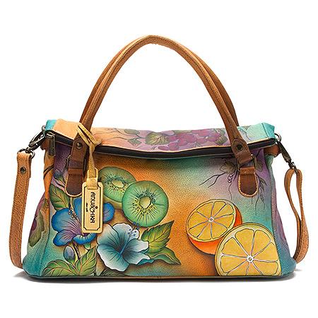Anuschka East West Flap Over Convertible Bag - Women's