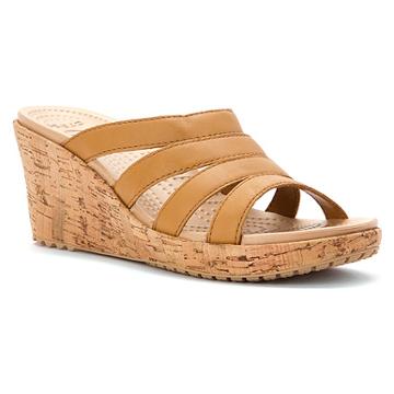 Crocs, Inc. A-leigh Leather Wedge Sandal - Women's