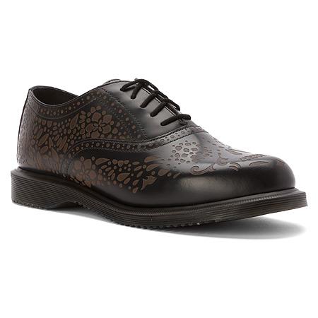 Dr. Martens Aila Skull Etched 5-eye Oxford - Women's