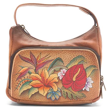 Anuschka Compact Crossbody Travel Organizer