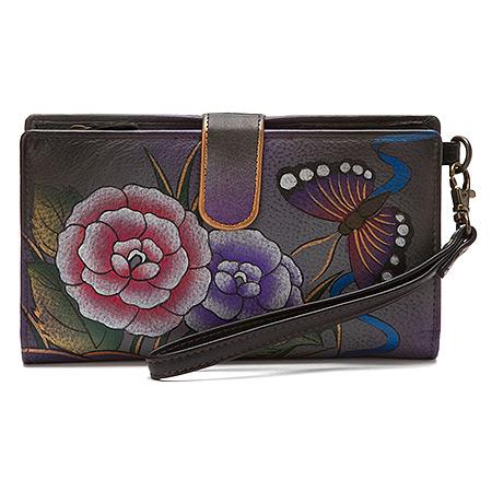 Anuschka Two Fold Clutch Wallet - Women's