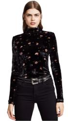 Philosophy Di Lorenzo Serafini Floral Mock Neck Blouse