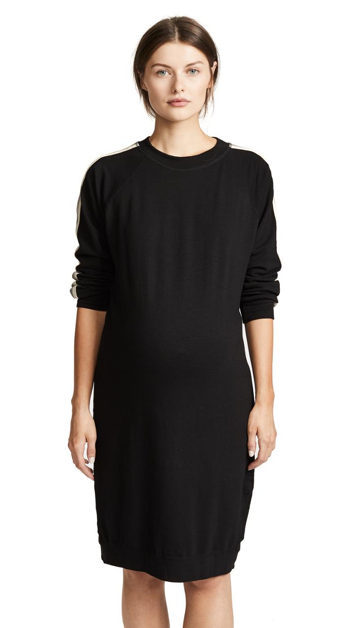 Monrow Maternity Sweatshirt Dress
