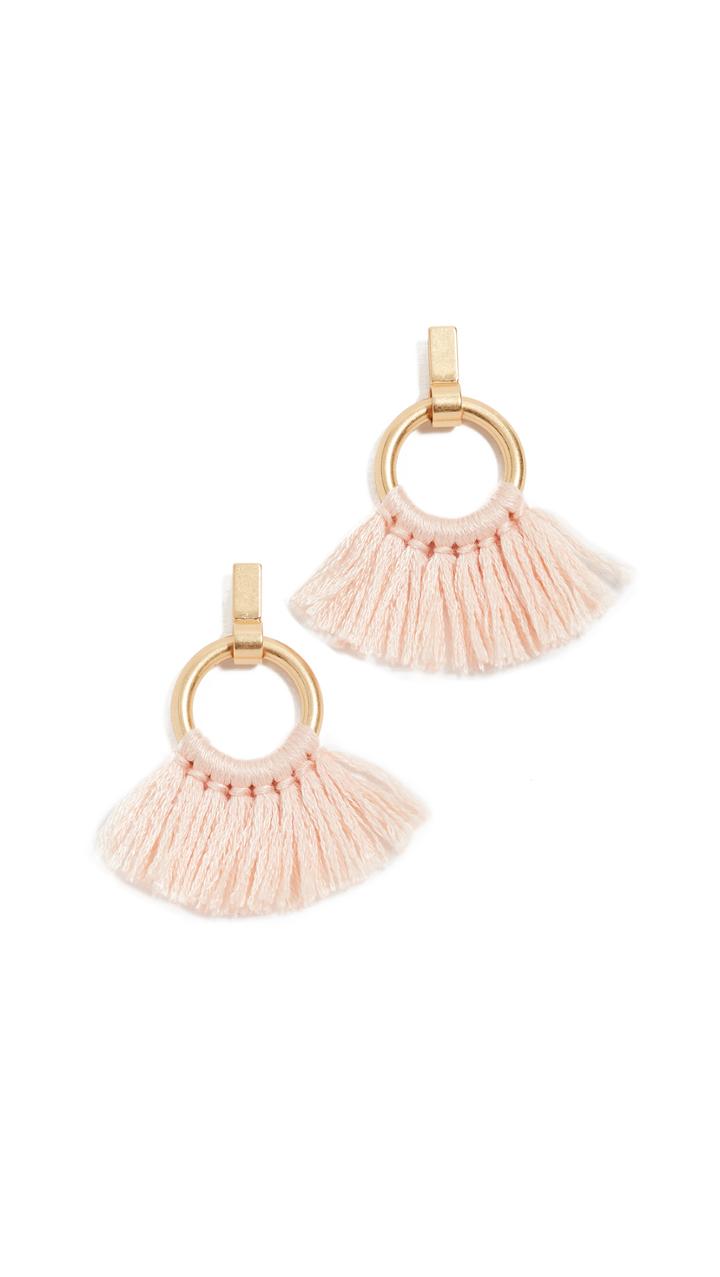Madewell Tassel Hoop Earrings