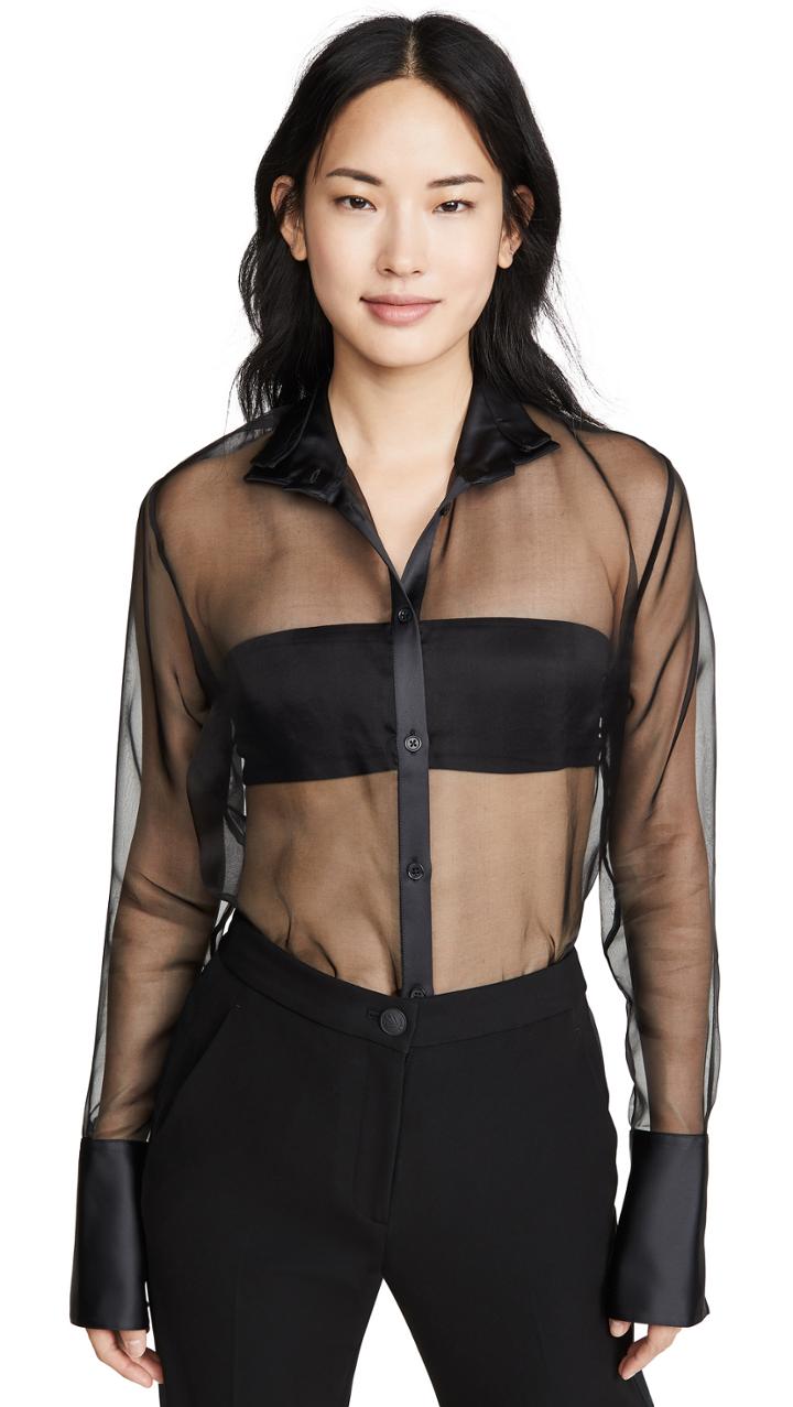 Gauge81 Rio Organza Tuxedo Shirt