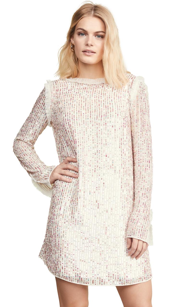 Needle Thread Shimmer Mini Dress