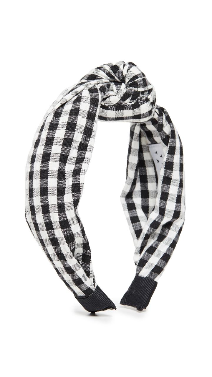 Tanya Taylor Gingham Headband