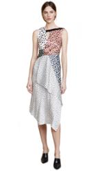 Jason Wu Collage Crepe Dress