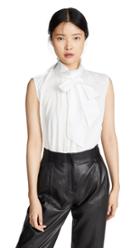 Edition10 Sleeveless Tie Neck Blouse