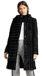 Paskal Faux Fur Coat With Scarf