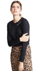Kendall Kylie Cropped Long Sleeve Tee