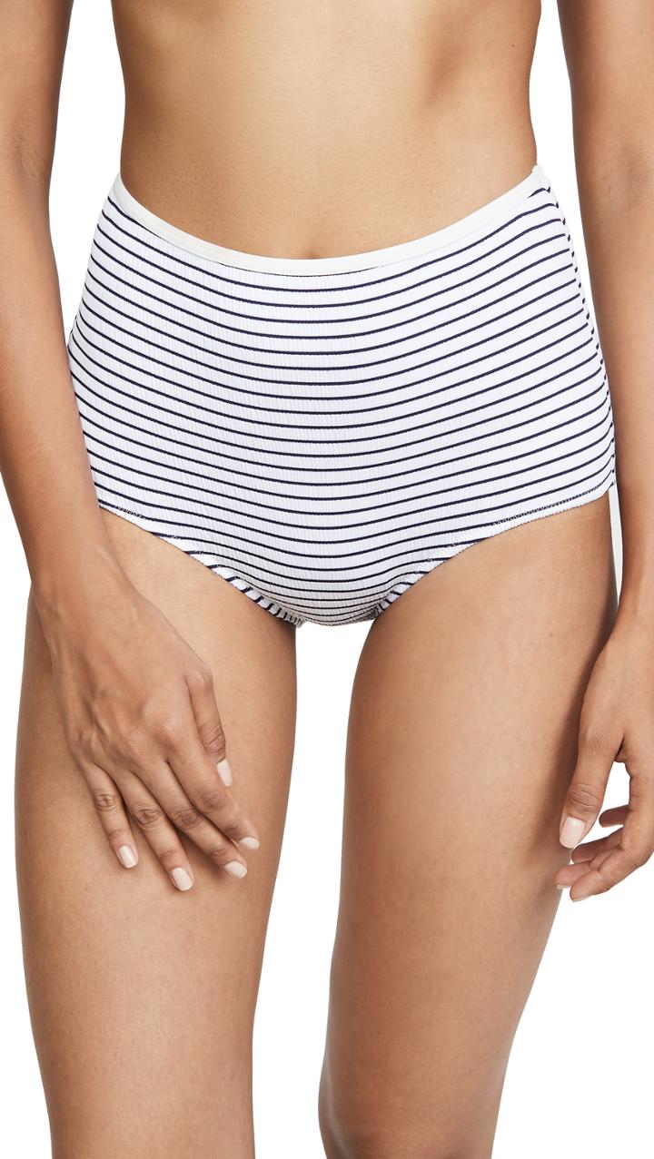 Solid Striped The Lolita Bikini Bottoms