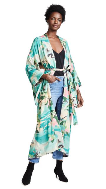 Spell And The Gypsy Collective Nightingale Reversible Maxi Kimono
