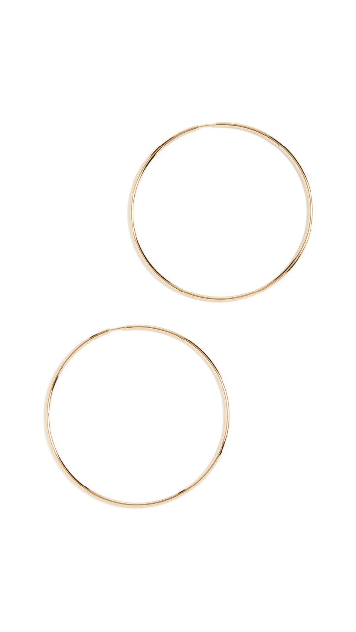 Maria Black Senorita 70 Hoop Earrings