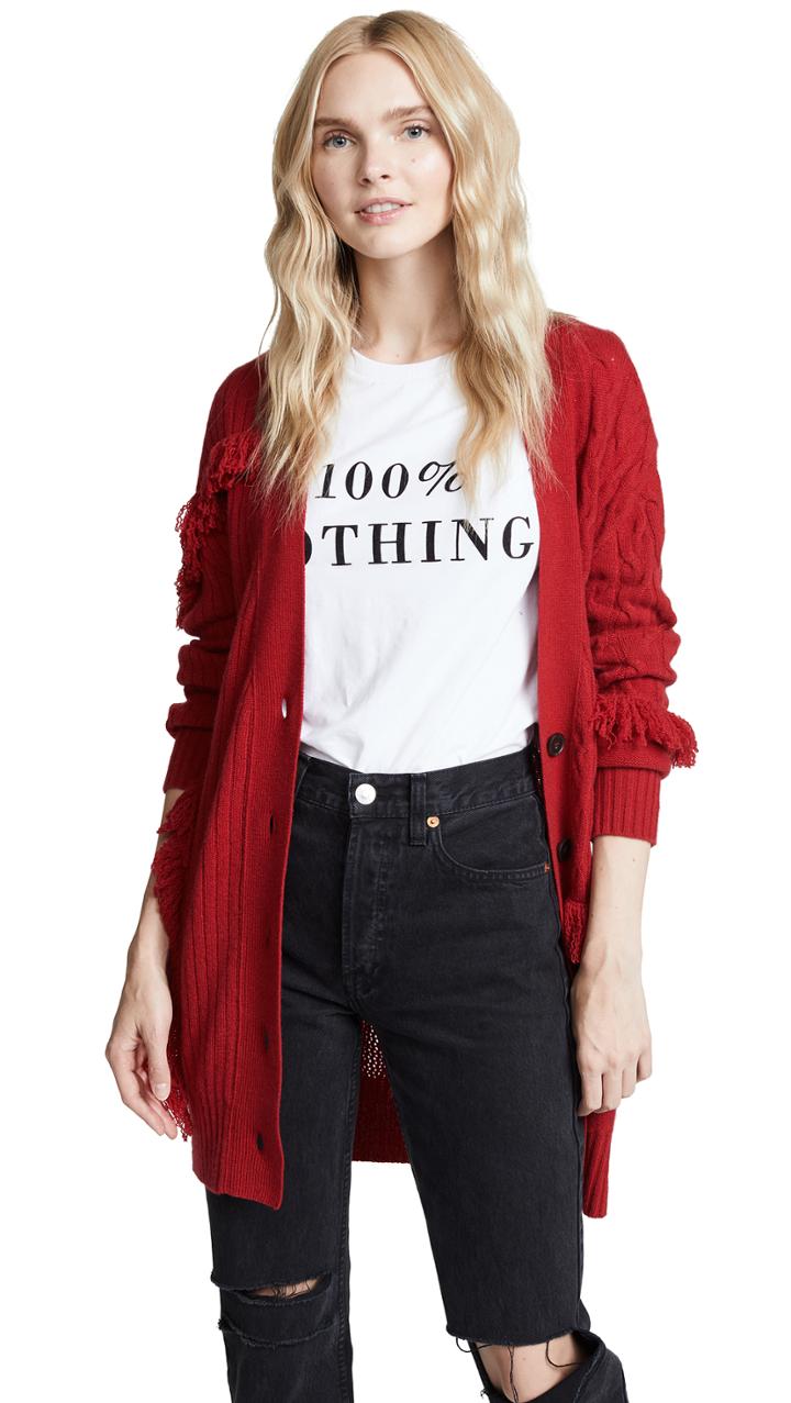Prabal Gurung Oversized Cardigan