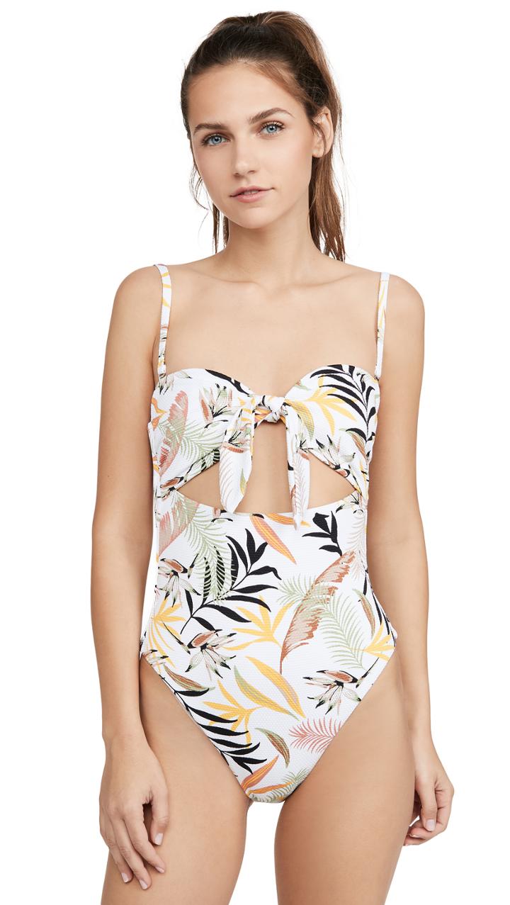 Minkpink Breezy Tie Front One Piece