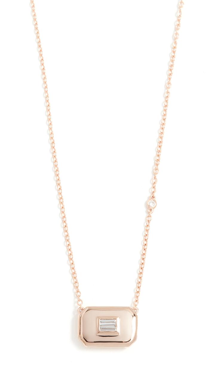Shay 18k Essential Baguette Diamond Necklace