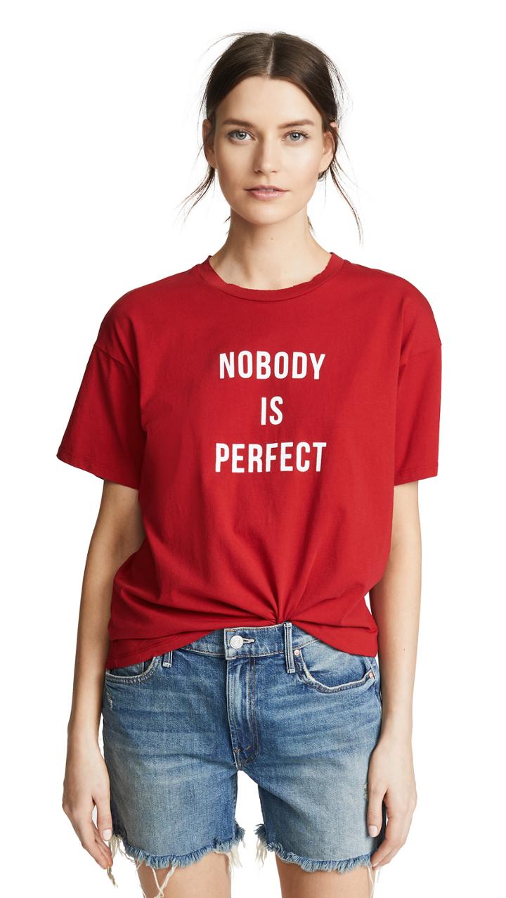 Nobody Denim Nobody Is Perfect Tee