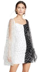 Sandra Mansour Glitter Tulle And Mikado Mini Dress