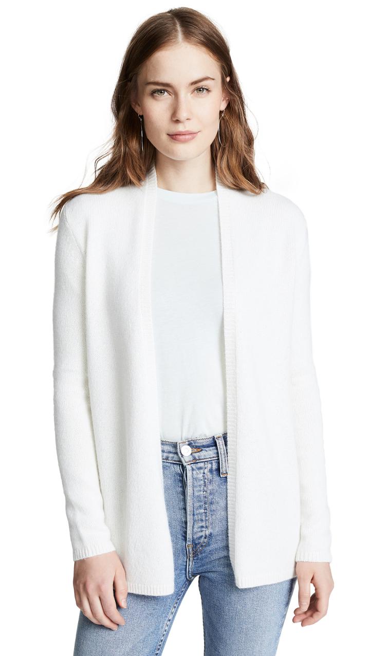 Tse Cashmere Drape Neck Cashmere Cardigan