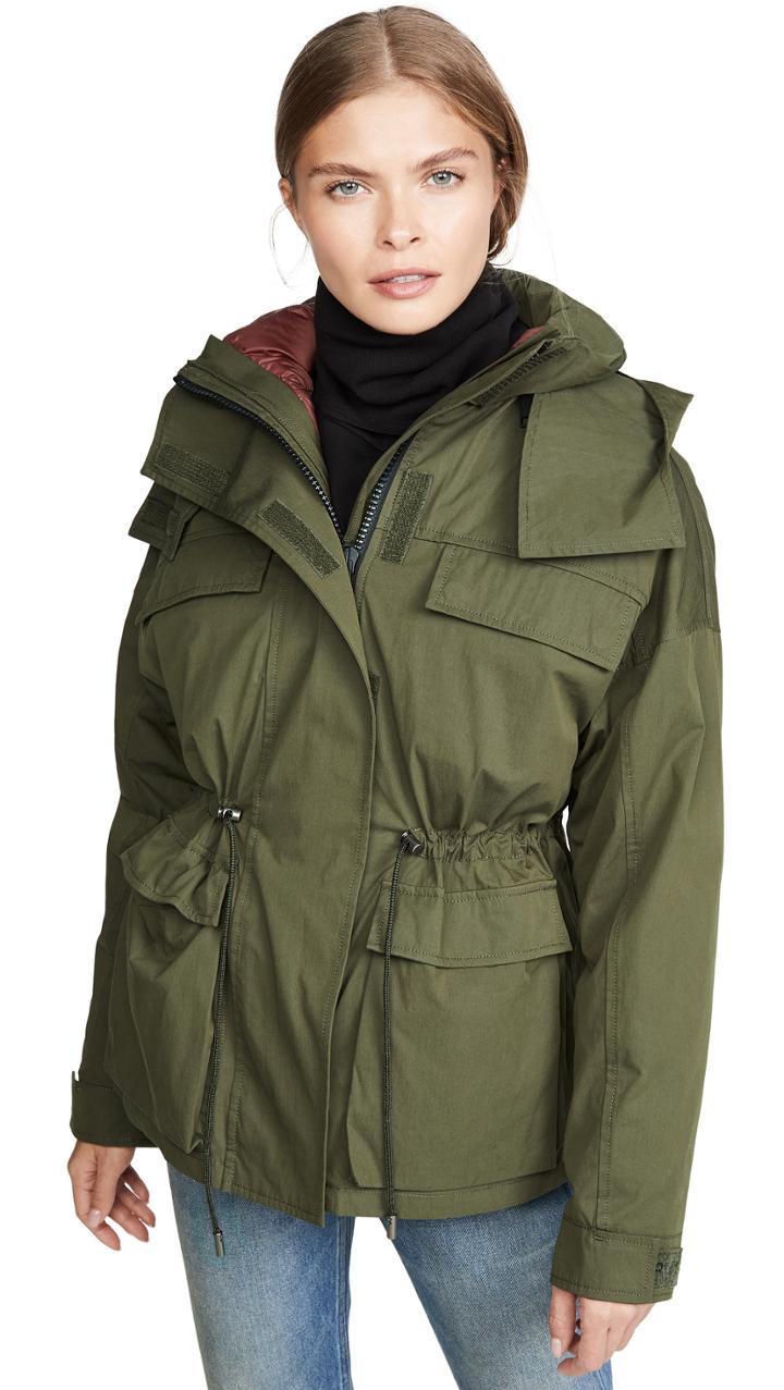 Army By Yves Salomon Bachette Nylon Lined Parka