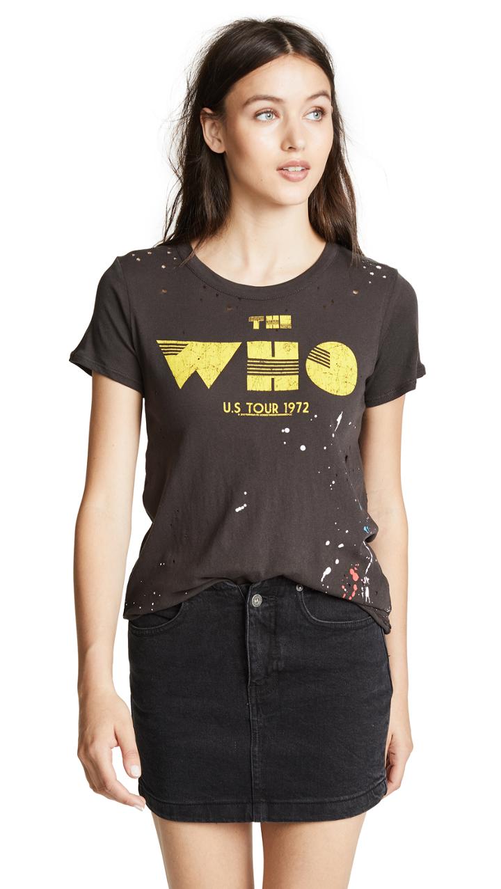 Chaser The Who 1972 Tour Splatter Tee