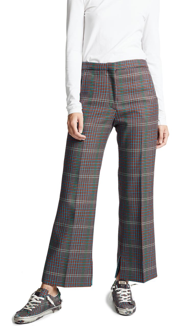 Golden Goose Plaid Rendena Pants