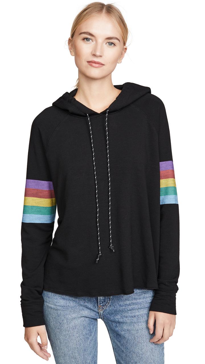 Sundry Raw Edge Hoodie