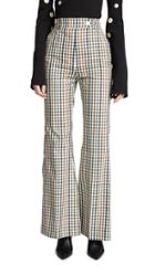A W A K E Button Side Flare Trousers