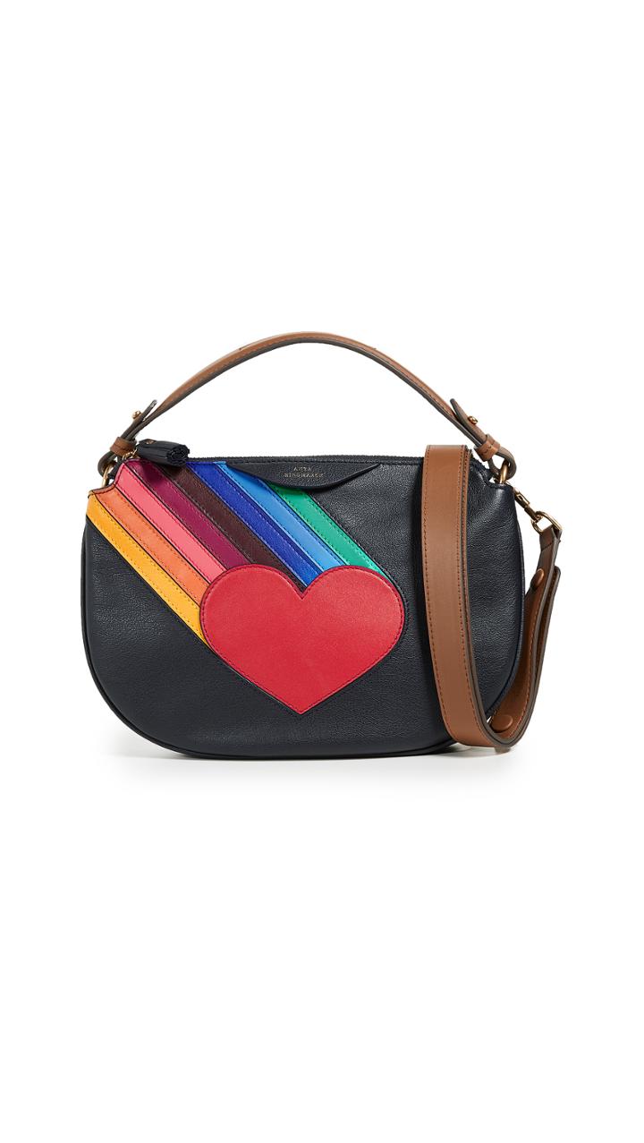 Anya Hindmarch Rainbow Heart Crossbody Bag